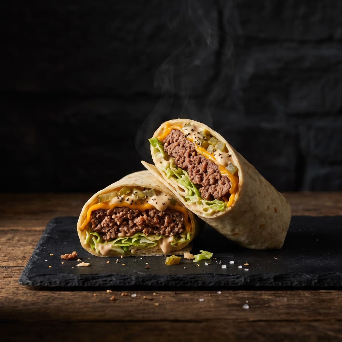 Smash Burger Wrap